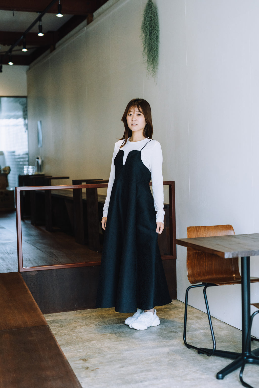 // vase camisole dress - black - 【10月中旬〜下旬お届け予定】