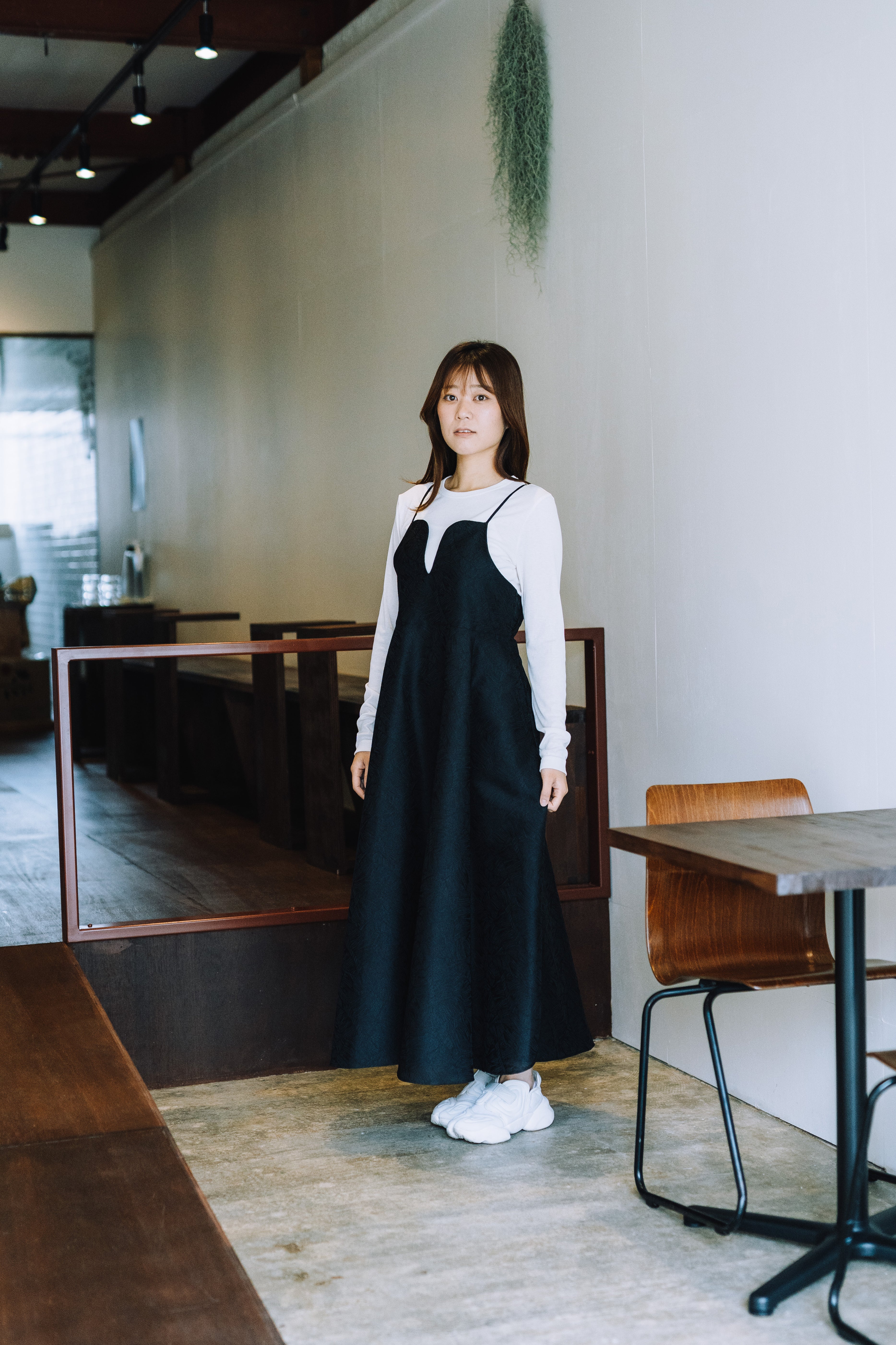 // vase camisole dress - black - 【10月中旬〜下旬お届け予定】