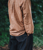 // slash collar shirt - orange beige - 【12月下旬〜1月中旬お届け予定】