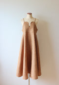// vase camisole dress - orange beige - 【12月下旬〜1月中旬お届け予定】