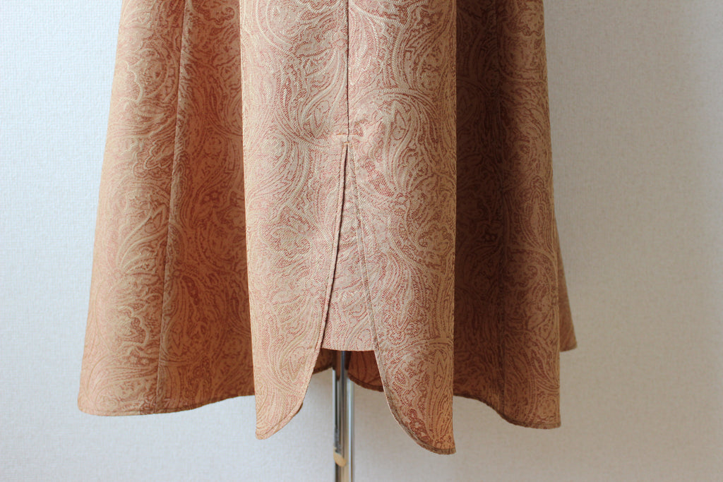 // vase camisole dress - orange beige - 【12月下旬〜1月中旬お届け予定】