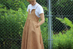 // vase camisole dress - orange beige - 【12月下旬〜1月中旬お届け予定】