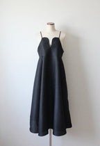 // vase camisole dress - black - 【10月中旬〜下旬お届け予定】