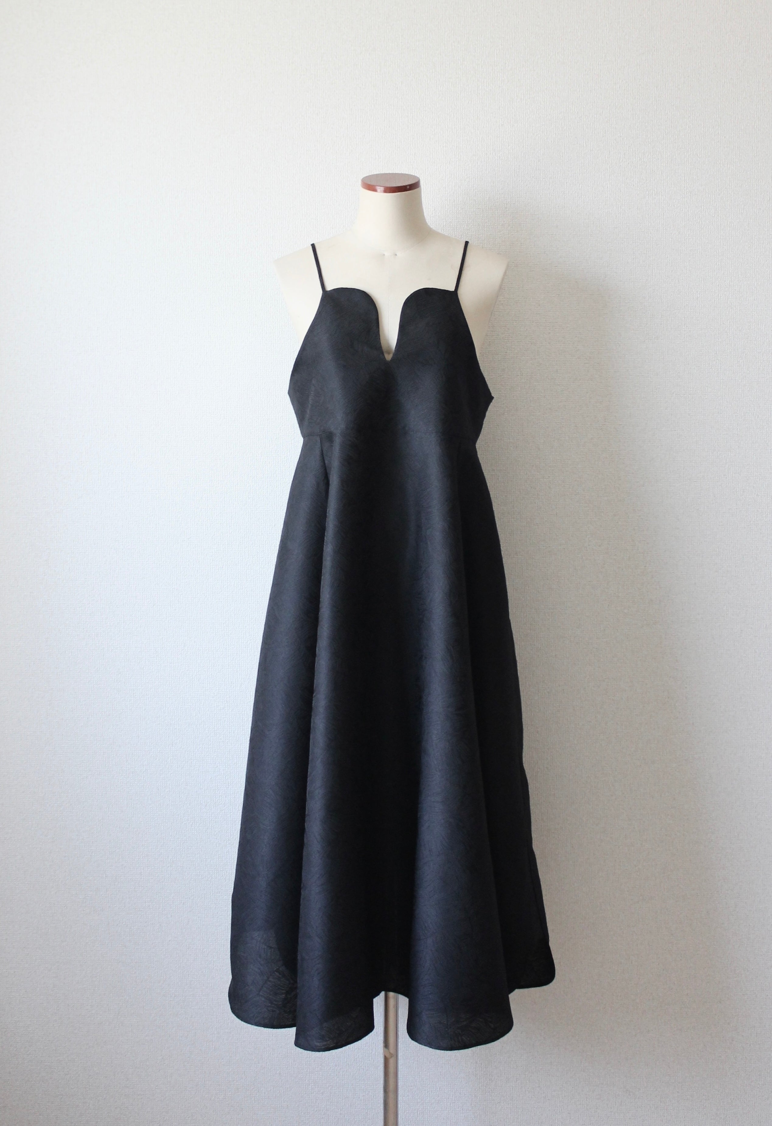 // vase camisole dress - black - 【10月中旬〜下旬お届け予定】