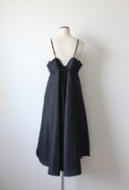 // vase camisole dress - black - 【10月中旬〜下旬お届け予定】