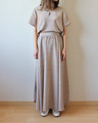 【遠隔試着】// gourd neck blouse - houndstooth -