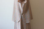 【遠隔試着】// gourd neck blouse - houndstooth -