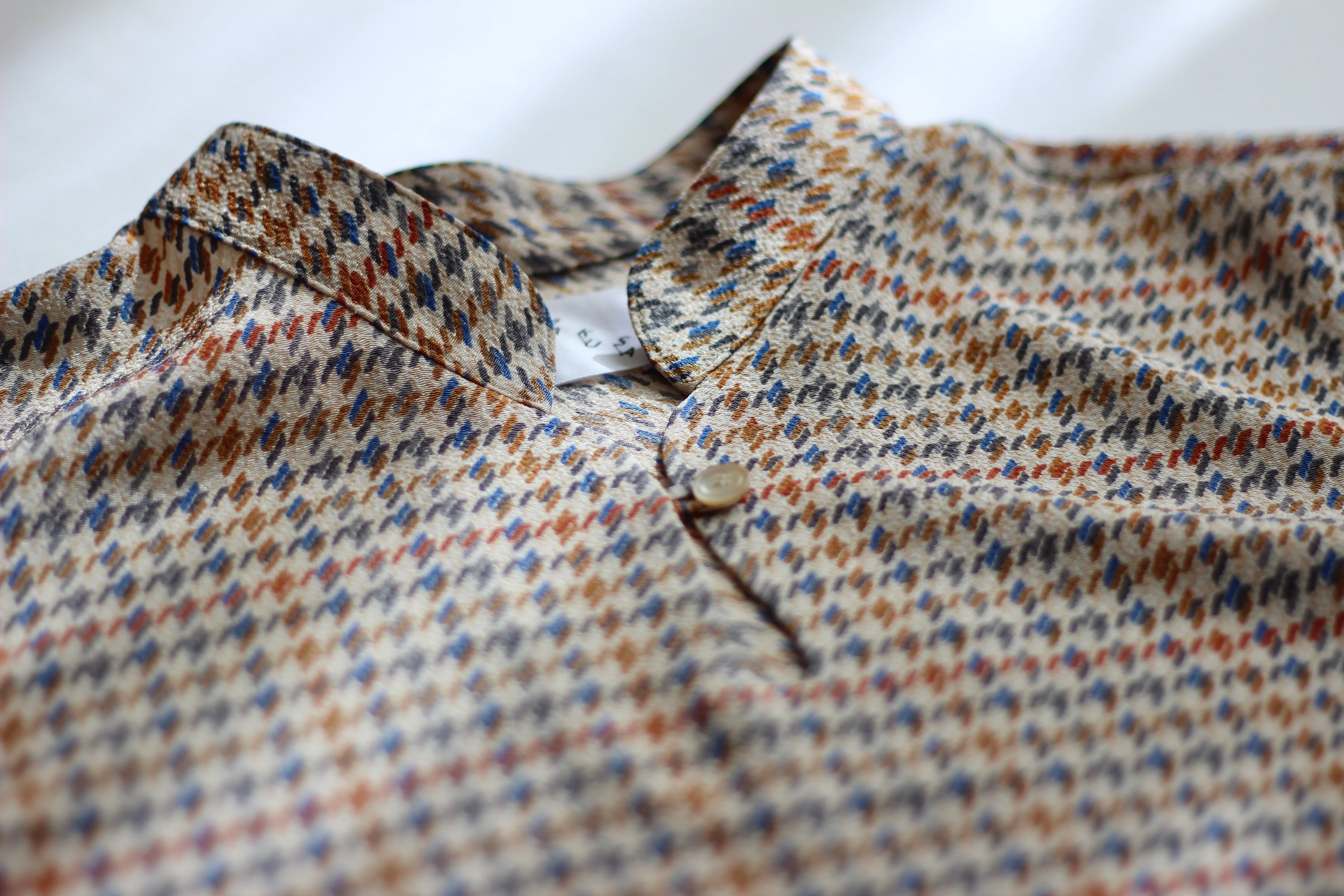 【遠隔試着】// gourd neck blouse - houndstooth -