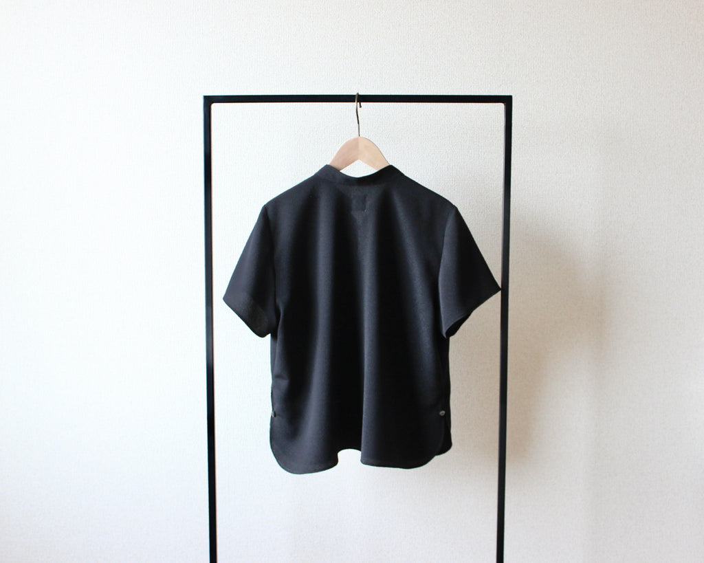 【遠隔試着】// gourd neck blouse - black -