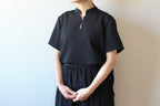 【遠隔試着】// gourd neck blouse - black -