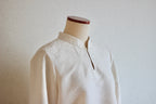【遠隔試着】// gourd neck blouse (long sleeve)- ivory -