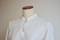 【遠隔試着】// gourd neck blouse (long sleeve)- ivory -