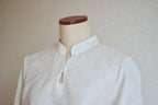 【遠隔試着】// gourd neck blouse (long sleeve)- ivory -
