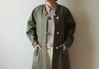 // dent neck coat - khaki - 【12月下旬〜1月中旬お届け予定】