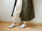 // dent neck coat - khaki - 【12月下旬〜1月中旬お届け予定】