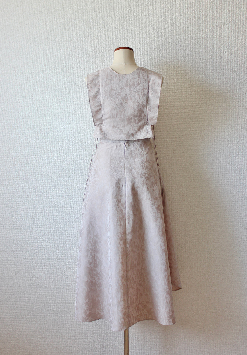 // semi flare skirt - milk tea - 【10月中旬〜下旬お届け予定】