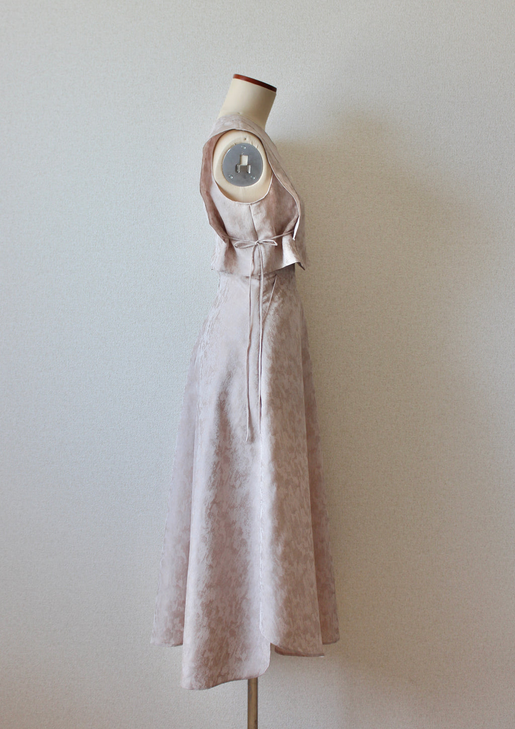 // semi flare skirt - milk tea - 【10月中旬〜下旬お届け予定】