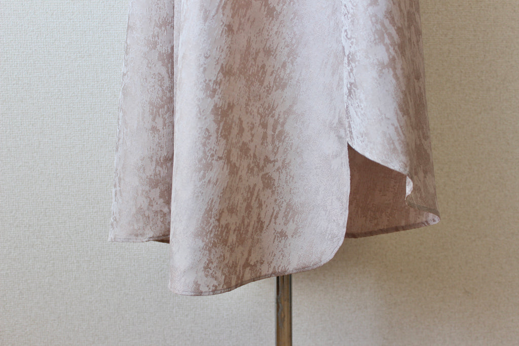 // semi flare skirt - milk tea - 【10月中旬〜下旬お届け予定】