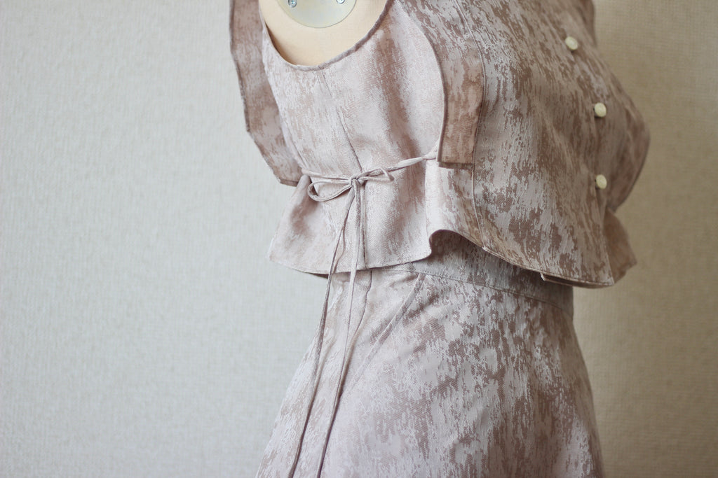 【遠隔試着】// side string vest - milk tea -