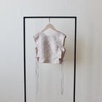 【遠隔試着】// side string vest - milk tea -