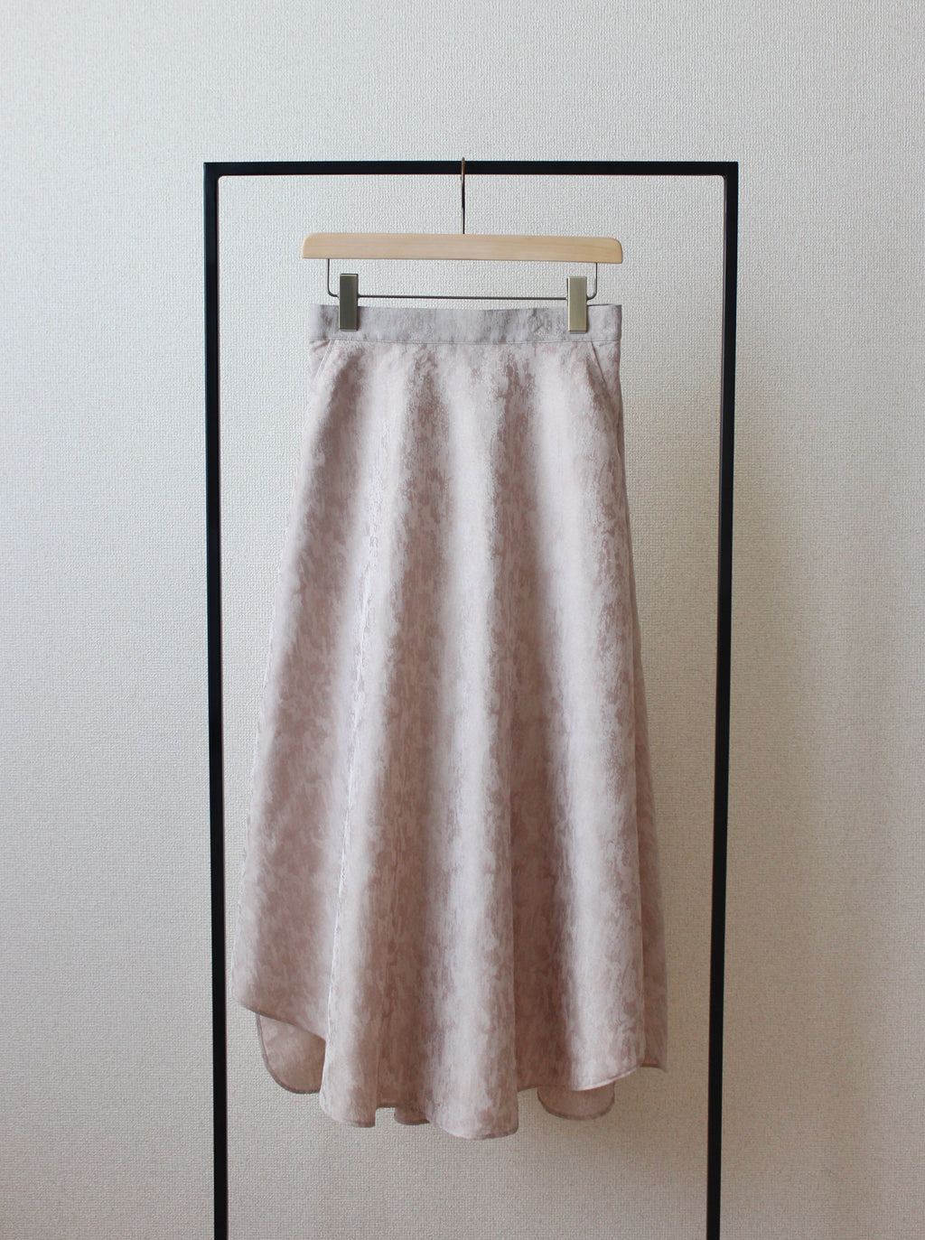 // semi flare skirt - milk tea - 【10月中旬〜下旬お届け予定】