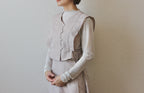 【遠隔試着】// side string vest - milk tea -
