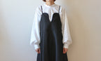 // wave collar blouse - white - 【12月下旬〜1月中旬お届け予定】