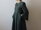 【遠隔試着】// stem sleeve dress - forest green -