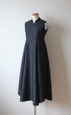 // sleeveless dress - black - 【10月中旬〜下旬お届け予定】