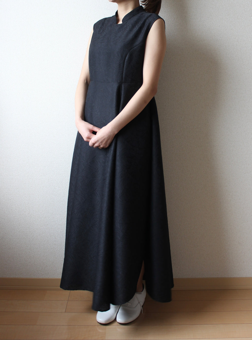 // sleeveless dress - black - 【10月中旬〜下旬お届け予定】