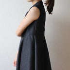 // sleeveless dress - black - 【10月中旬〜下旬お届け予定】