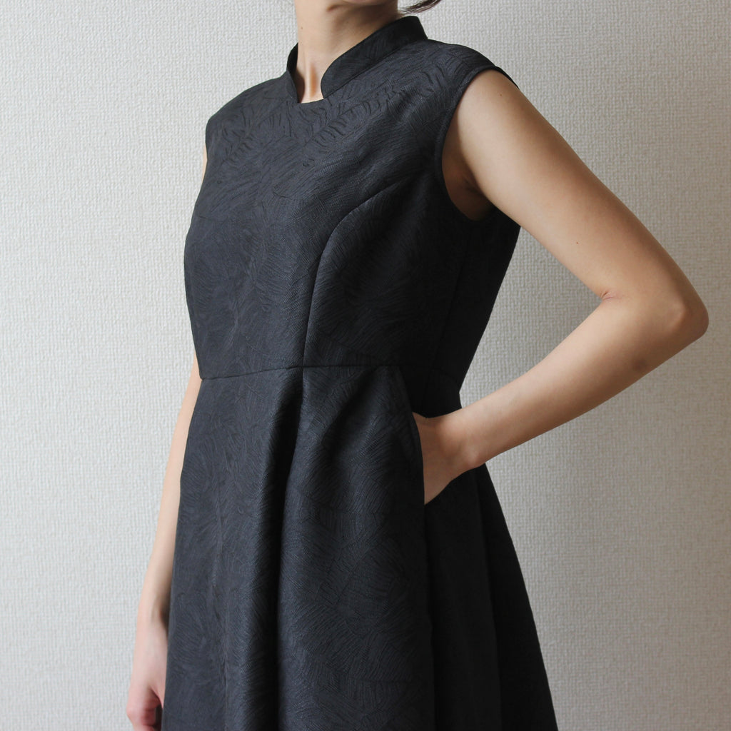 // sleeveless dress - black - 【10月中旬〜下旬お届け予定】