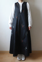 // bouquet jumper skirt - plain - 【12月中旬〜下旬お届け予定】