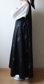// bouquet jumper skirt - plain - 【12月中旬〜下旬お届け予定】