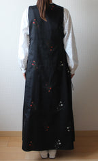 // bouquet jumper skirt - plain - 【12月中旬〜下旬お届け予定】
