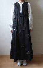 // bouquet jumper skirt - plain - 【12月中旬〜下旬お届け予定】