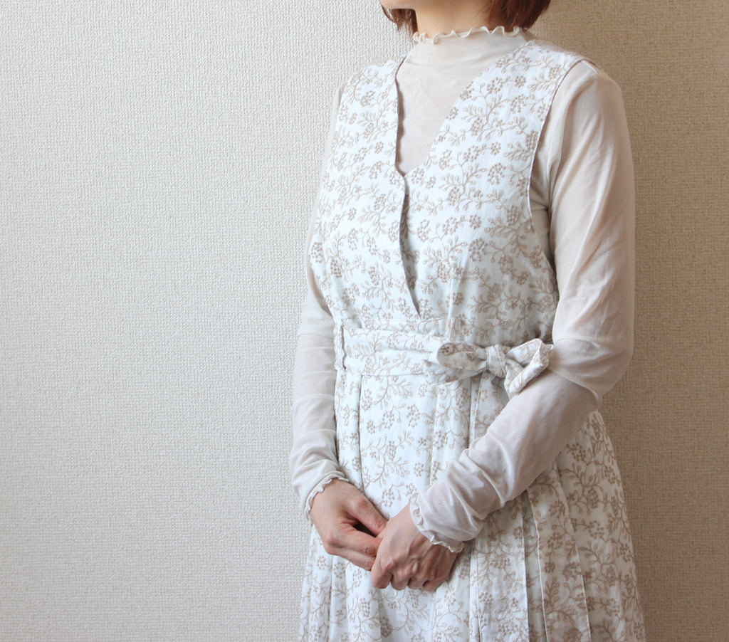// bloom jumper skirt - camel - 【預計3月下旬～4月下旬出貨】