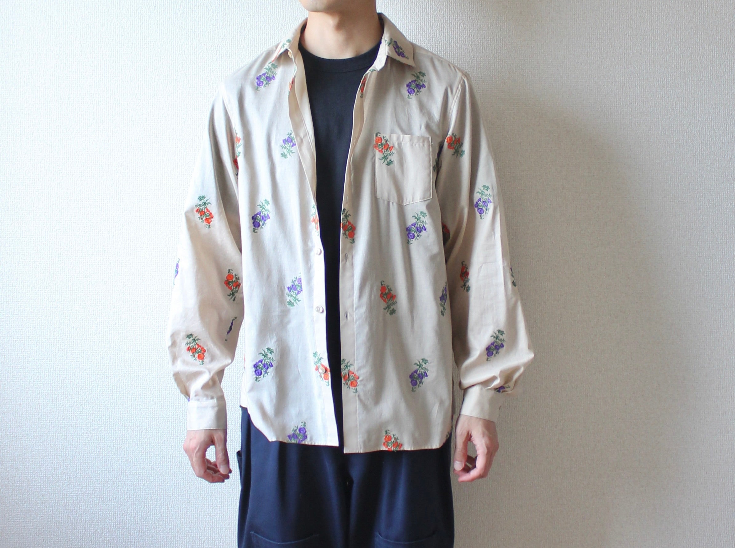 // slash collar shirt - icho -【3月下旬〜4月下旬お届け予定】