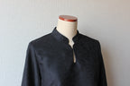 【遠隔試着】// gourd neck blouse (long sleeve) - black -