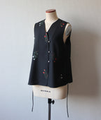 【遠隔試着】// wave neck vest - sazanka -