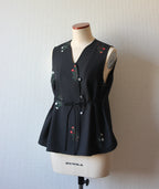 【遠隔試着】// wave neck vest - sazanka -