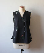 【遠隔試着】// wave neck vest - sazanka -