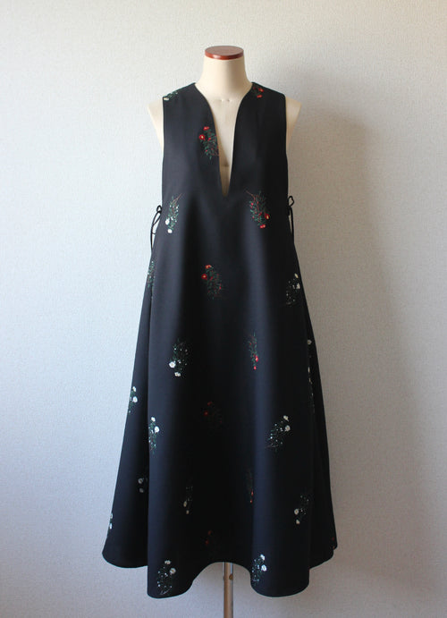 // bouquet jumper skirt - sazanka - 【10月中旬〜下旬お届け予定】