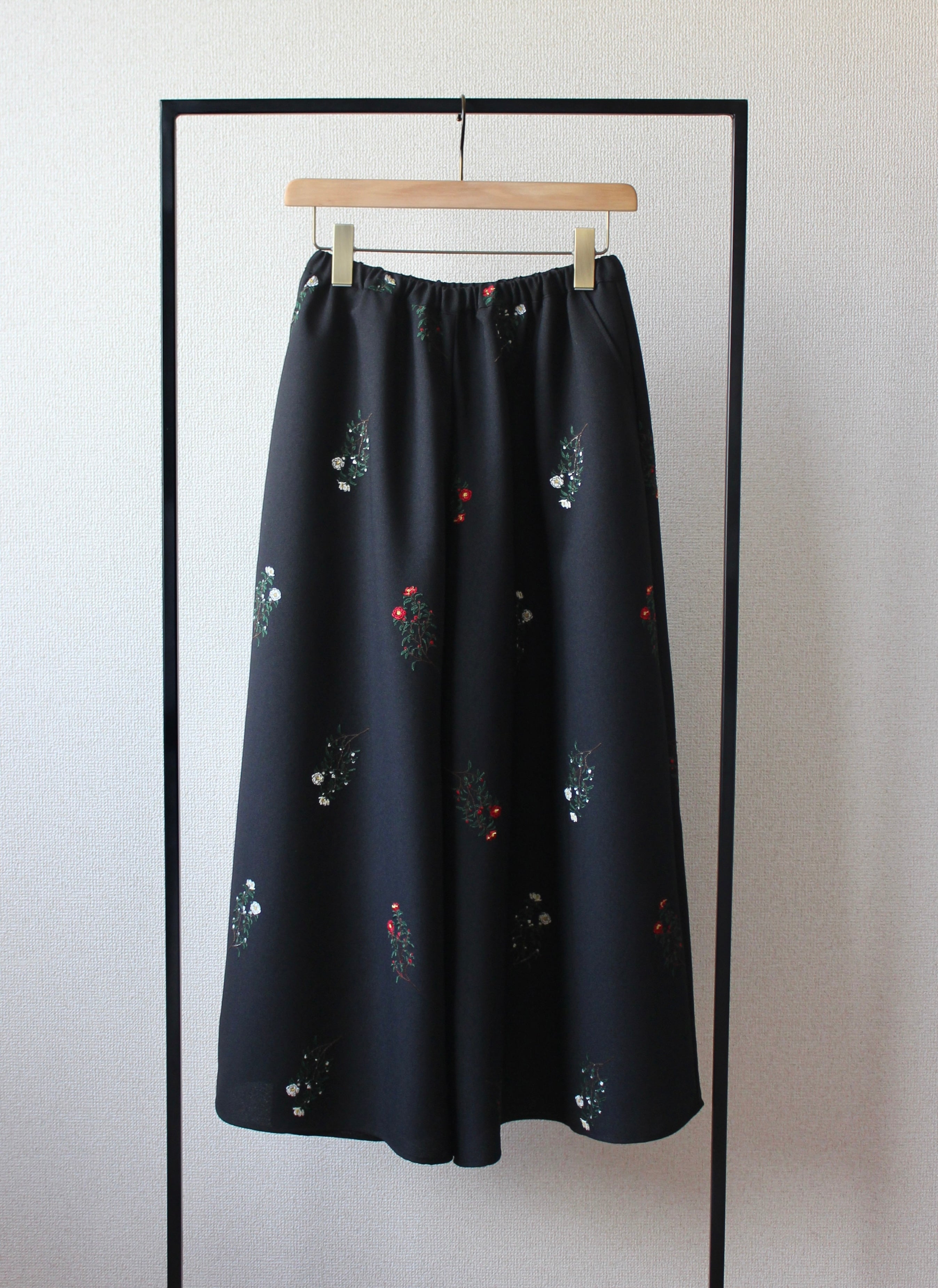 // wide culotte skirt - sazanka - 【10月中旬〜下旬お届け予定】