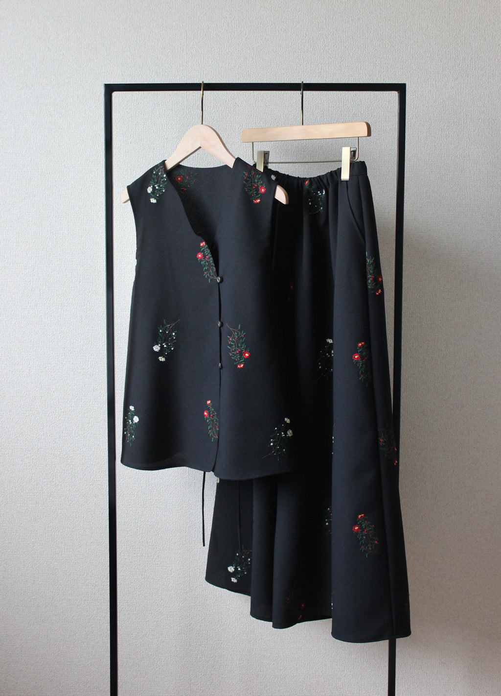 // wide culotte skirt - sazanka - 【10月中旬〜下旬お届け予定】