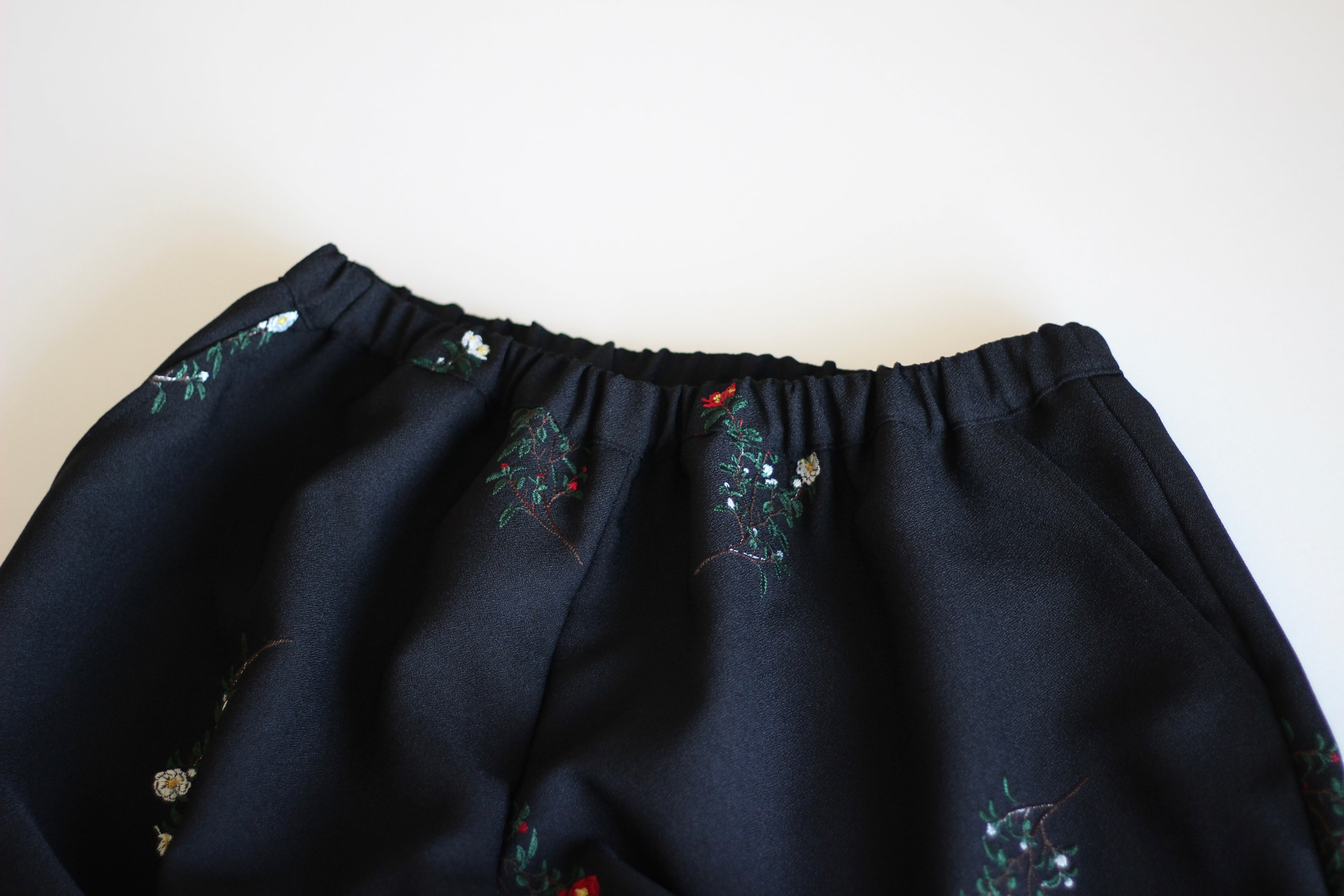 // wide culotte skirt - sazanka - 【10月中旬〜下旬お届け予定】