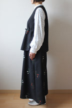 【遠隔試着】// wave neck vest - sazanka -