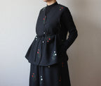 【遠隔試着】// wave neck vest - sazanka -