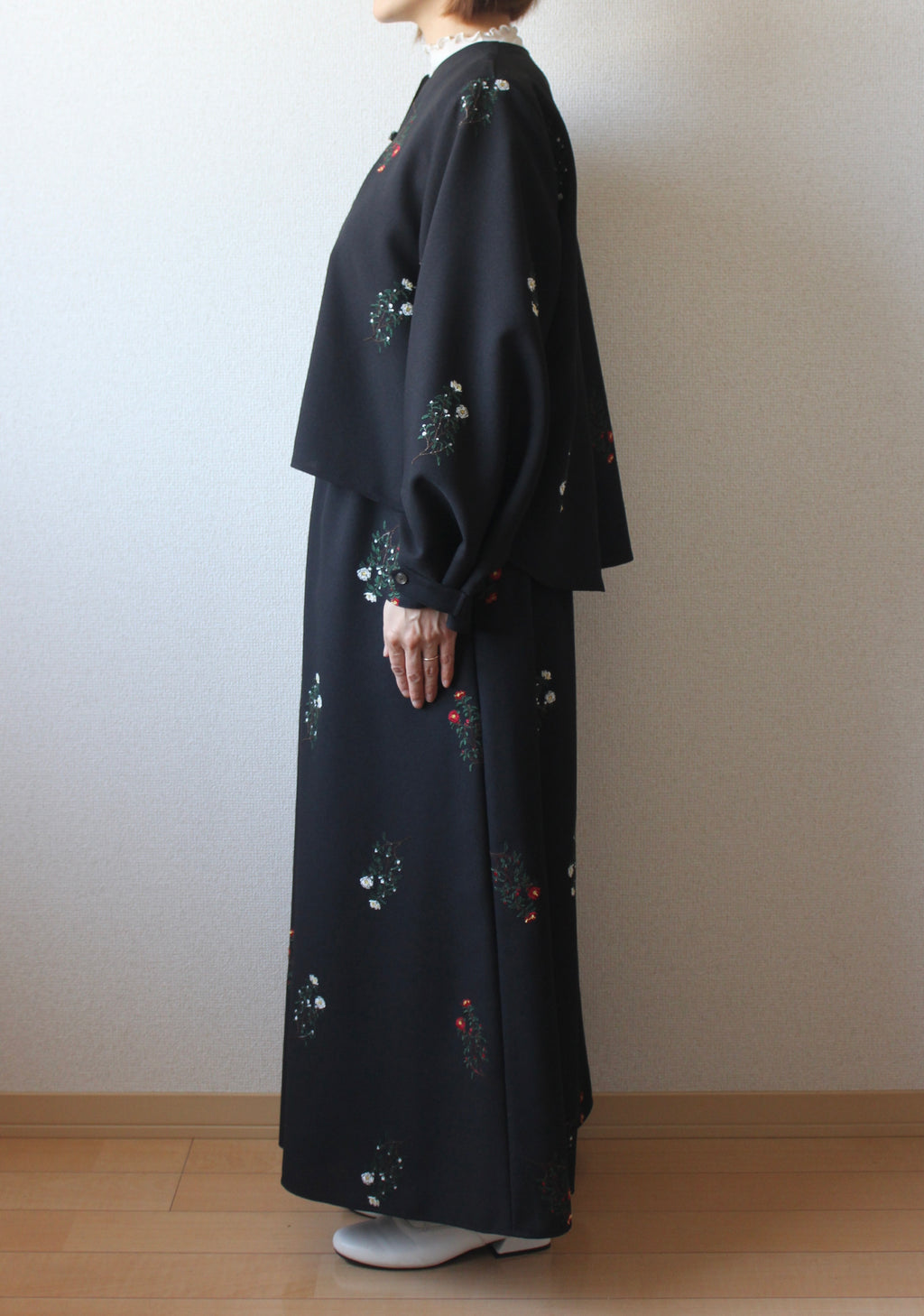 // squeeze sleeve blouse - sazanka - 【12月下旬〜1月中旬お届け予定】