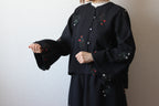 // squeeze sleeve blouse - sazanka - 【12月下旬〜1月中旬お届け予定】